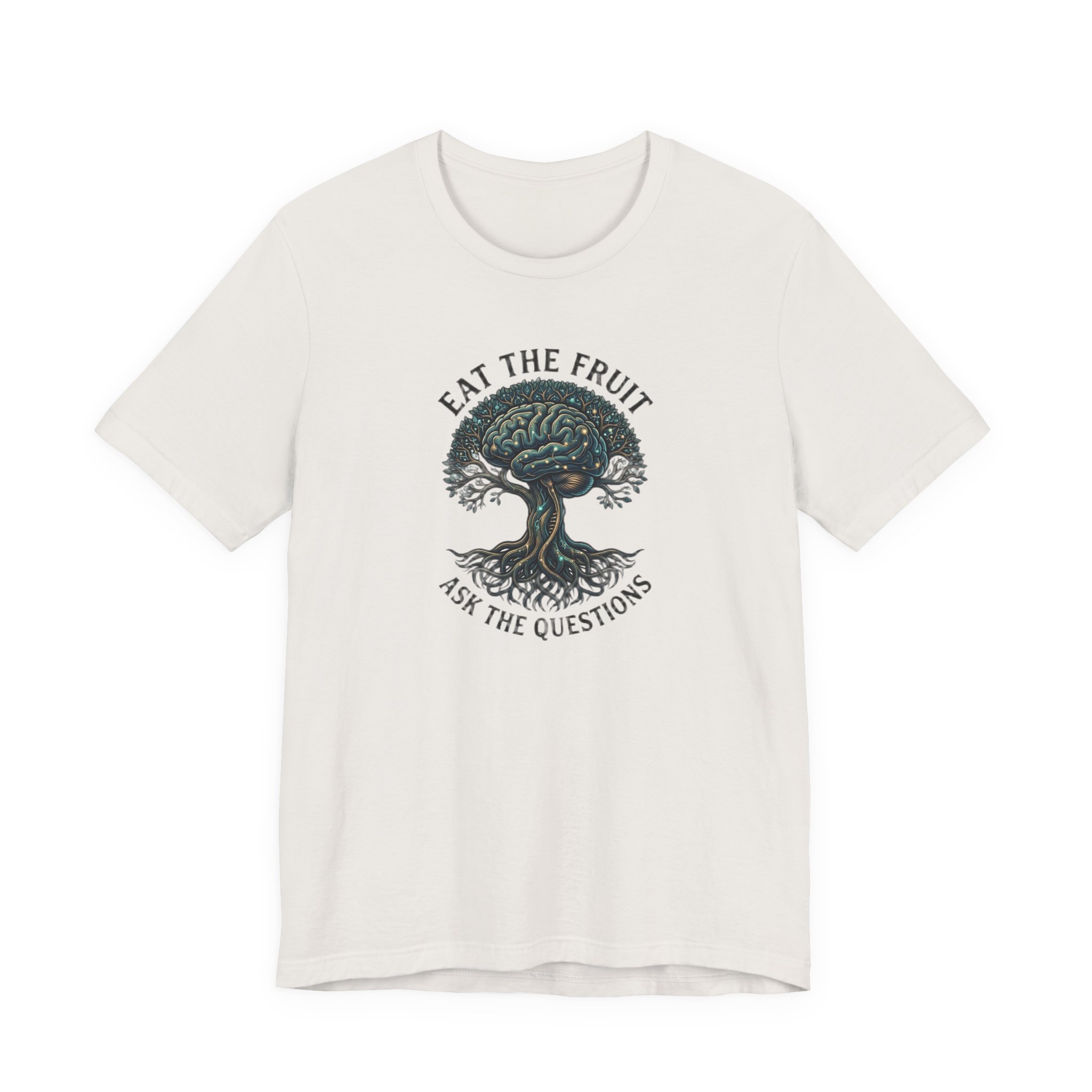 Eat the Fruit Tee — "Eat the fruit...ask the questions" Short Sleeve T‑Shirt - Image 4