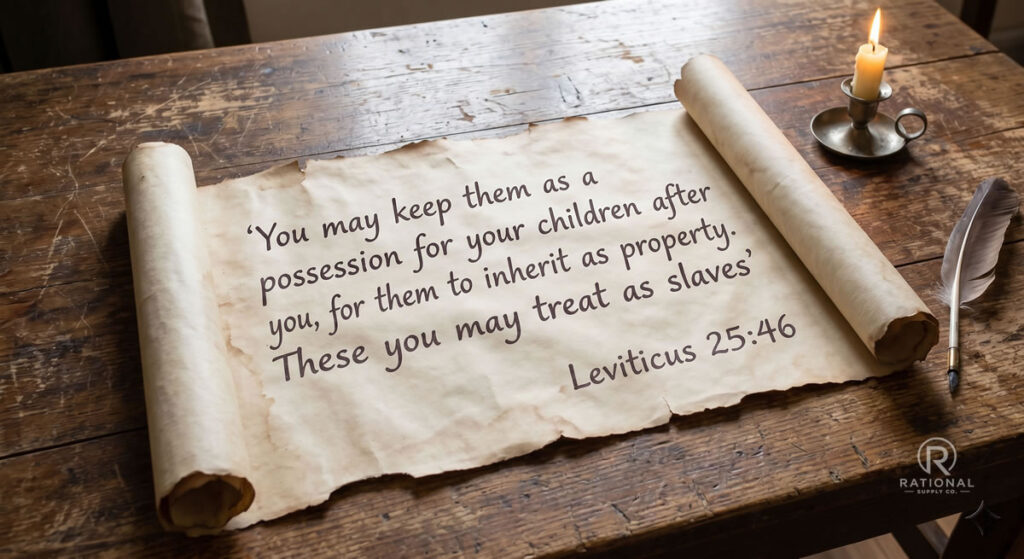 Leviticus promotes slavery
