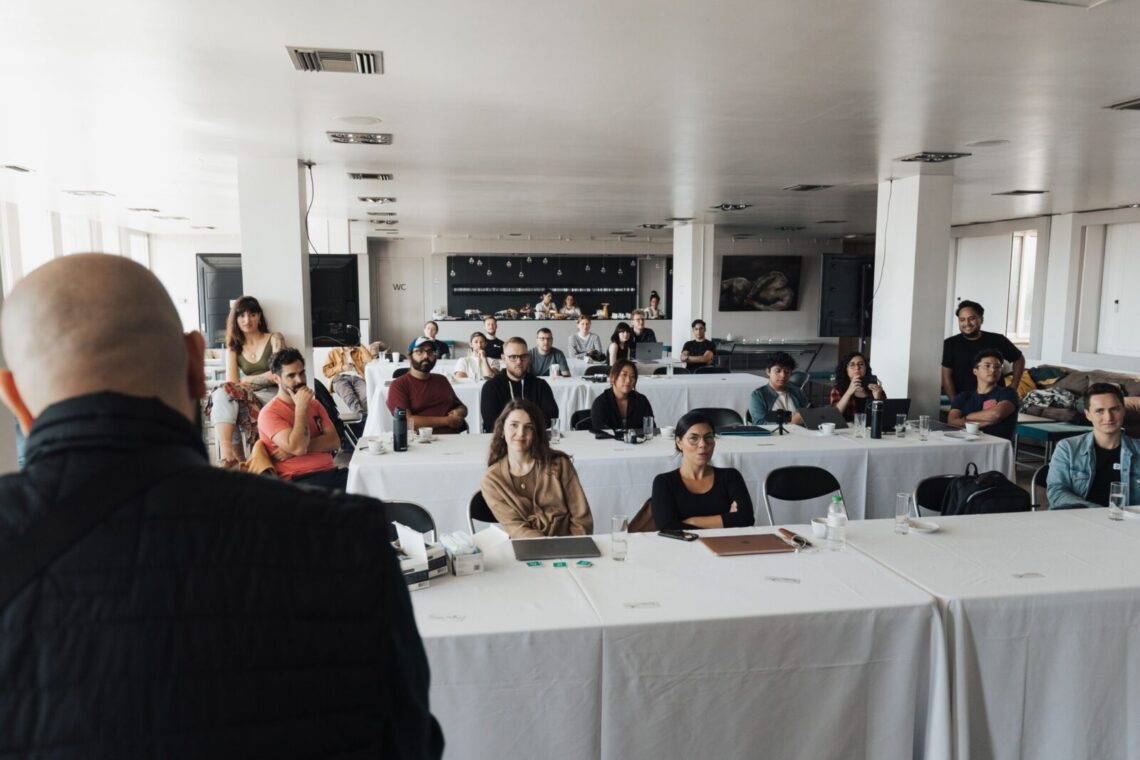 attendees at an atheist conference
