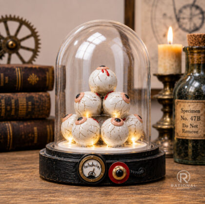Pacific Giftware Mound of Eyes LED light cold-cast resin tabletop curio