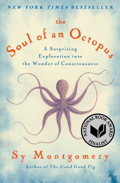 The Soul of an Octopus by Sy Montgomery book cover about octopus intelligence and consciousness