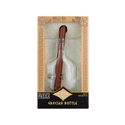Grecian Bottle glass puzzle shown intact, front view